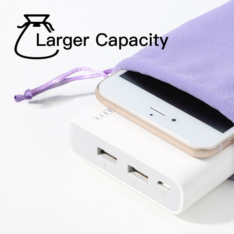 KUULAA Power Bank Case Phone Pouch for iPhone Samsung Xiaomi Huawei Waterproof Powerbank Storage Bag Mobile Phone Accessories