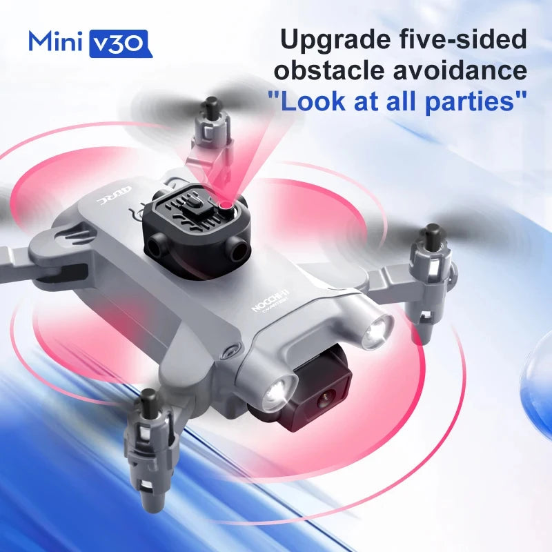 XIAOMI V30 Mini Drone 8K 4DRC  with Camera HD 4K FPV RC Drones Profesional Five-sided Obstacle Avoidance Helicopter Drone Toy