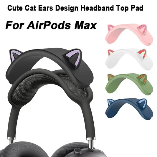 Kitten Headband Cover Decorative lovely Cat Ears Design Headband Protector Suitable for AirPods Max Headphone Accessories