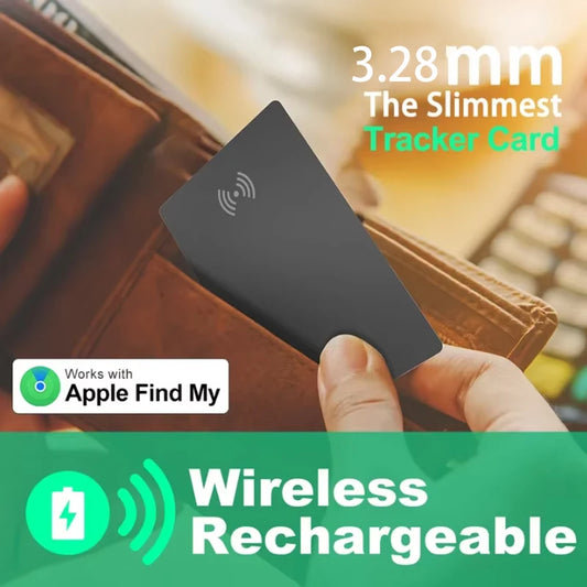 Wireless charger charging tracking card wallet GPS locator smart mini tag phone for apple device find my airtag Item replacement